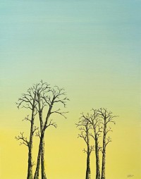 Irtiza Kazmi, 18 x 24 inches, Acrylics on Canvas, Landscape Painting, AC-IRTK-048